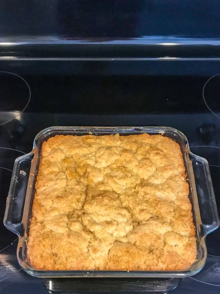 Pouding Chomeur Letterlijk Werkloze Man Pudding Een Dessert Dat Werd — Stockfoto