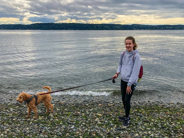 Mukilteo Lighthouse Park Engloba Farol Extremo Oeste Cidade Mukilteo Washington — Fotografia de Stock