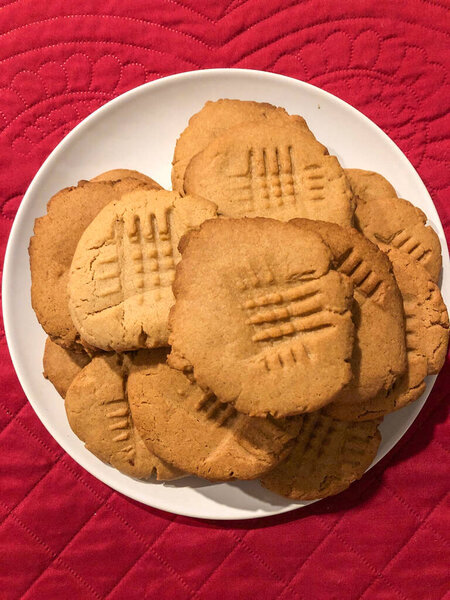 Peanut butter cookie is a type of cookie that is distinguished for having peanut butter as a principal ingredient.