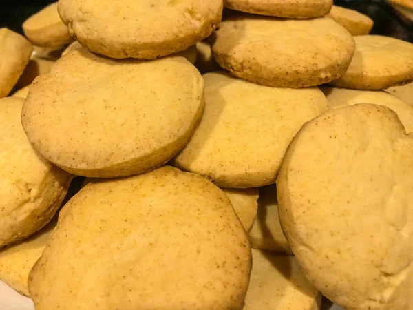 Traditionelle Alfajores Argentinien Peru Und Uruguay Bestehen Aus Zwei Runden — Stockfoto