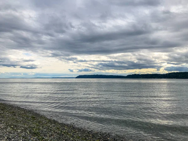 Mukilteo Lighthouse Park Engloba Farol Extremo Oeste Cidade Mukilteo Washington — Fotografia de Stock