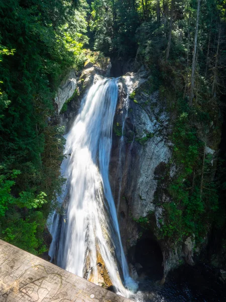 Mírné Stezky Vedou Oblíbeným Twin Falls Menším Weeks Falls Dalším — Stock fotografie