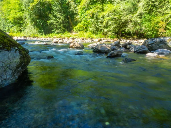 Trilhas Moderadas Levam Populares Twin Falls Menores Weeks Falls Outras — Fotografia de Stock