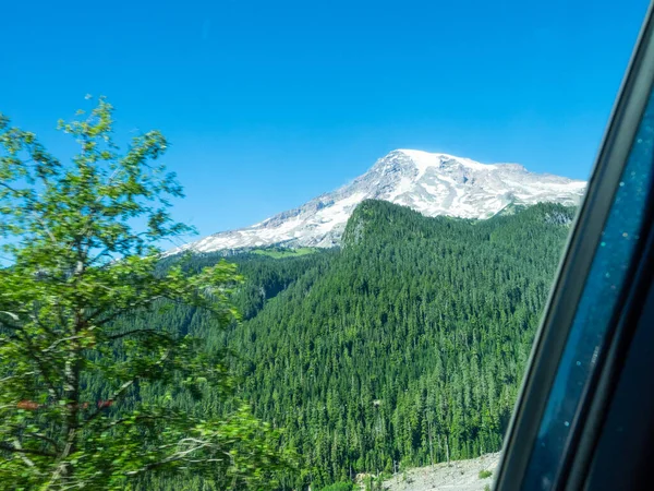 Mount Rainier National Park Parque Nacional Localizado Estado Norte Americano — Fotografia de Stock