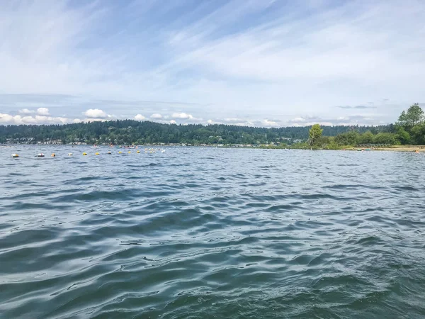 サマミッシュ湖州立公園は アメリカ合衆国ワシントン州キング郡にあるサマミッシュ湖の南端にある公園である 公園はワシントン州立公園システムによって管理されている — ストック写真