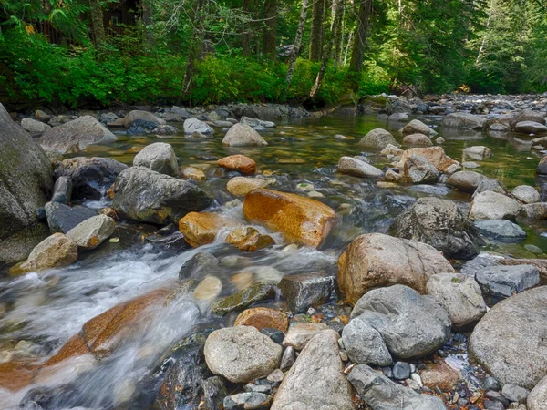 Franklin Falls Είναι Ένας Καταρράκτης Στο Νότιο Πιρούνι Του Ποταμού — Φωτογραφία Αρχείου