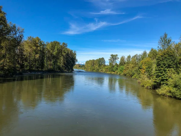 Tolt Macdonald Park Och Camping Ligger Carnation Vid Sammanflödet Snoqualmie — Stockfoto