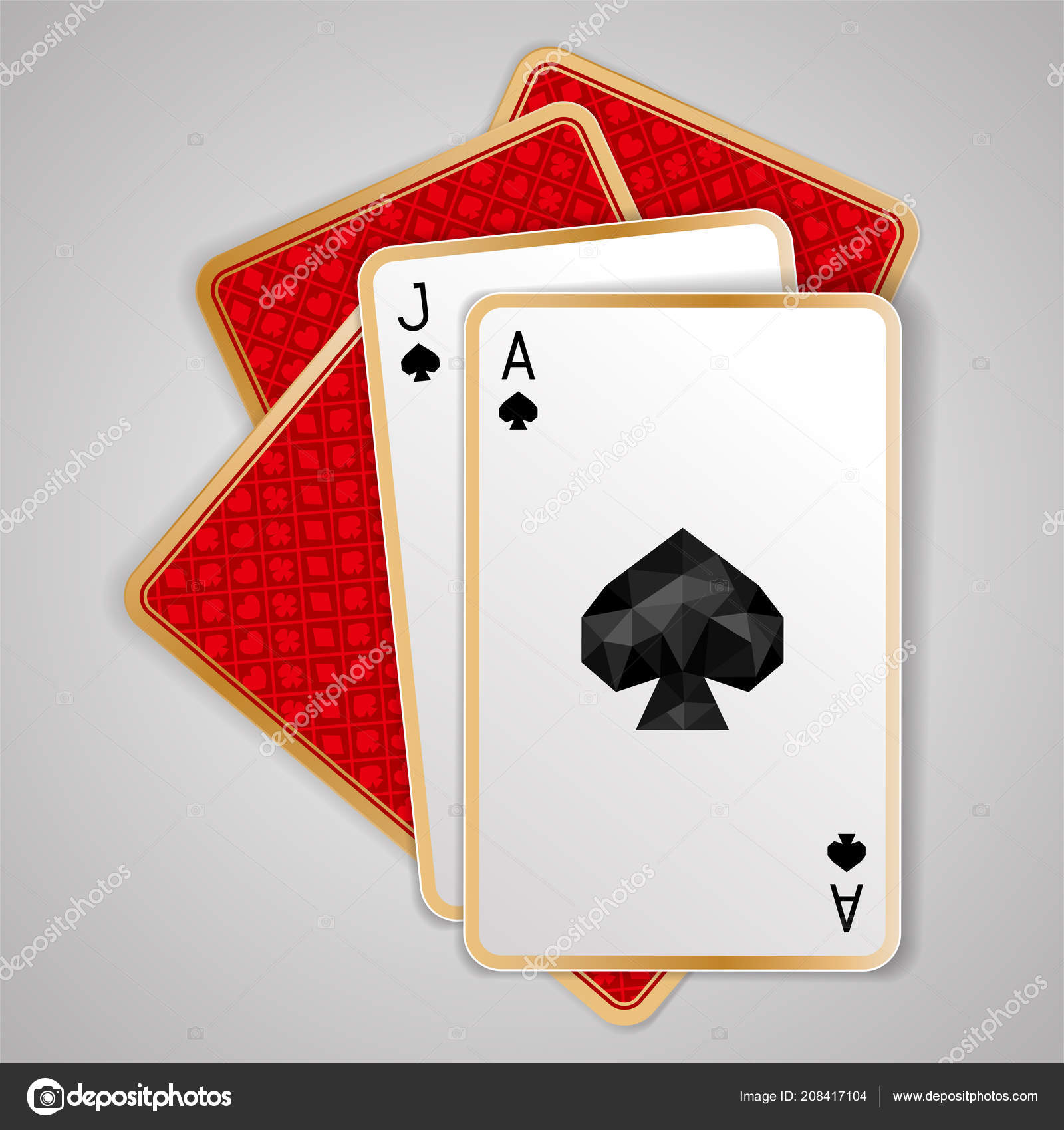 Cartas royal flush. jogo de cartas, cartas na mesa. poker e blackjack,  cartas de jogar.