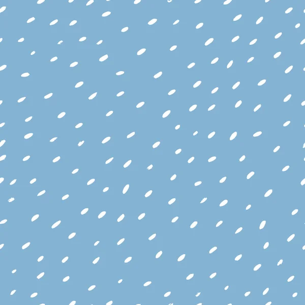 Modèle Sans Couture Neige Bleue Hiver Nouvel Emballage Abstrait — Image vectorielle