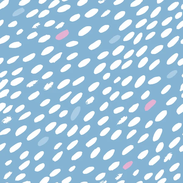 Modèle Sans Couture Neige Bleue Hiver Nouvel Emballage Abstrait — Image vectorielle