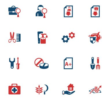 iş arama Icon set