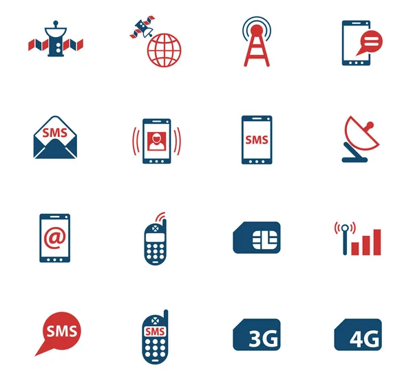 Mobiele verbinding pictogramserie — Stockvector