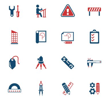 Mühendislik Icon set