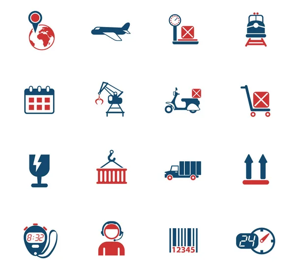 Logistic icon set — Stock Vector