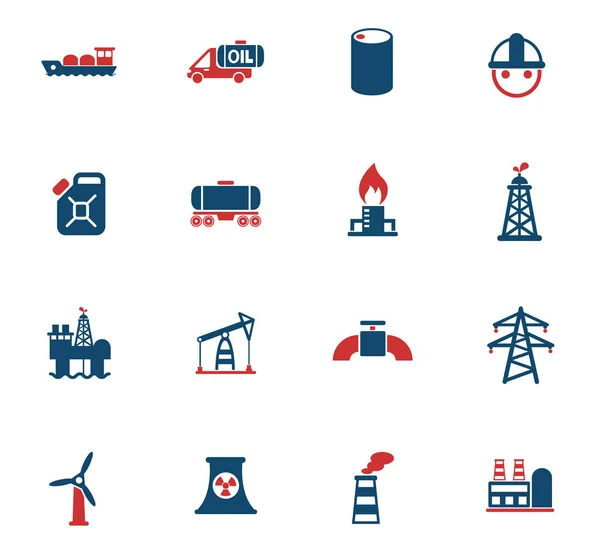 Industry icon set — Stock Vector