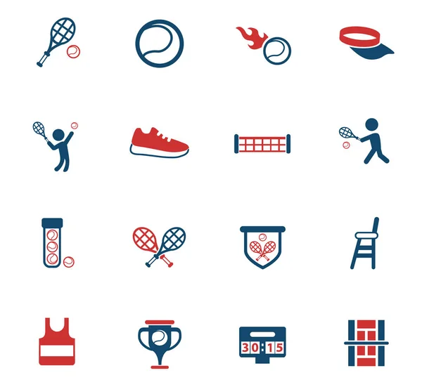 Tenis Icon set — Stok Vektör