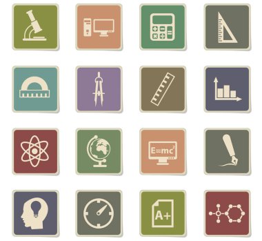 Üniversite Icon set