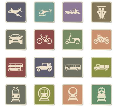 taşıma Icon set