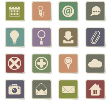 kullanıcı arabirimi Icon set