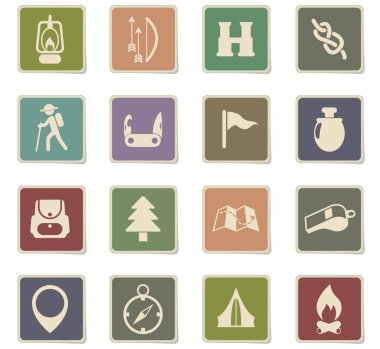 Günün İzciler Icon set