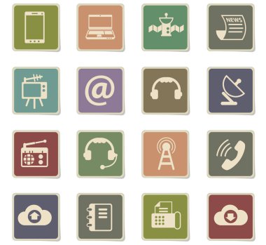 iletişim Icon set