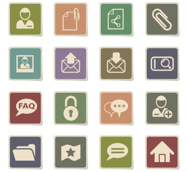 Forum arabirimi Icon set
