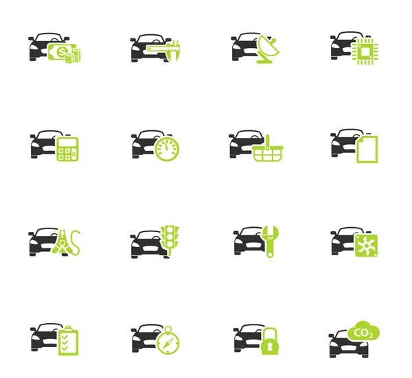 Auto service pictogram set — Stockvector