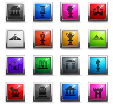 anıtlar Icon set