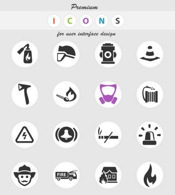 İtfaiye Icon set