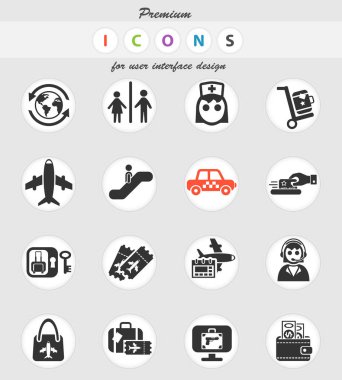 Havaalanı Icon set