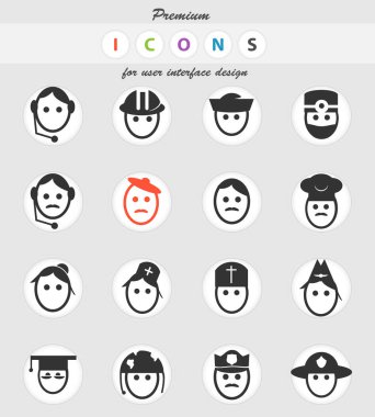 Meslek Icon set