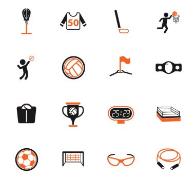 spor renk simge seti