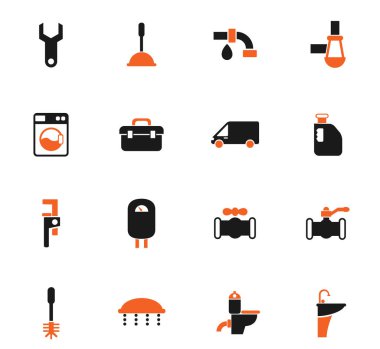 hizmet renk simgesi sıhhi tesisat ayarla