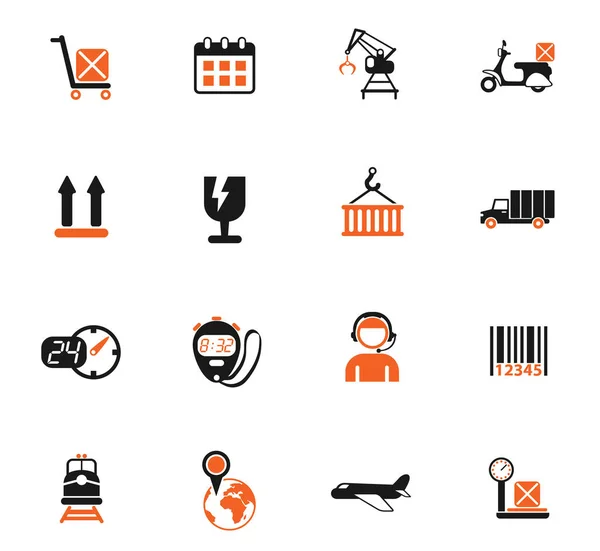 Lojistik Icon set — Stok Vektör