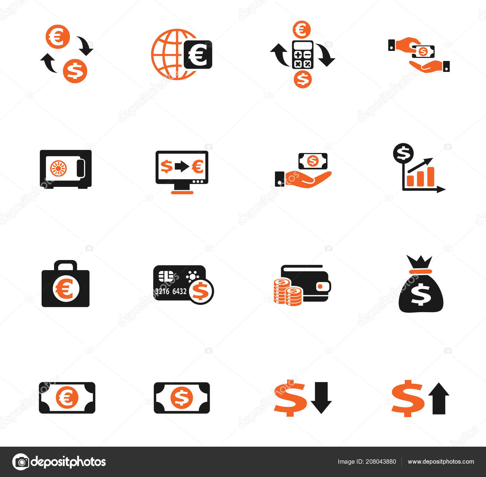 currency exchange color icon set stock vector c ayax55 208043880 depositphotos