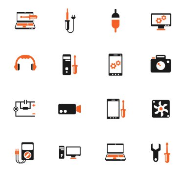 Icon set elektronik onarım