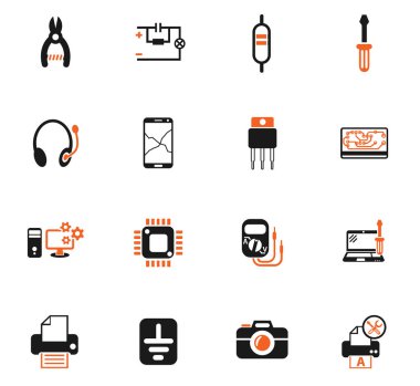 Icon set elektronik onarım