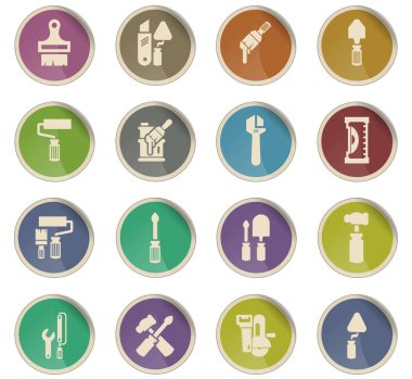 iş araçları simge seti