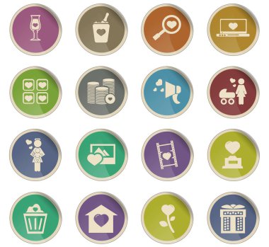Sevgililer günü Icon set