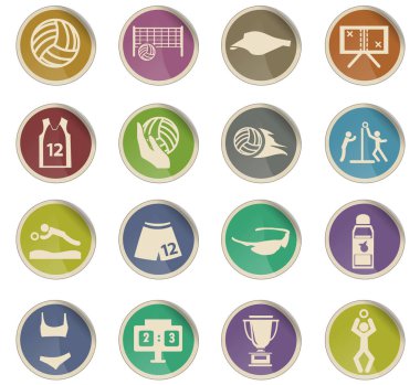 Voleybol Icon set