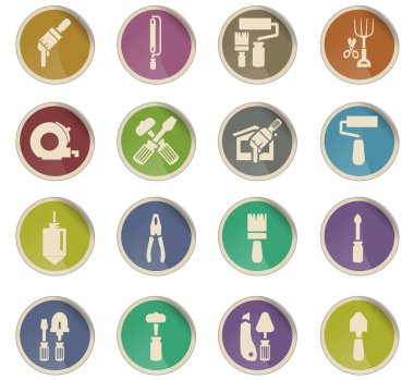 iş araçları simge seti