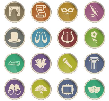 Tiyatro Icon set