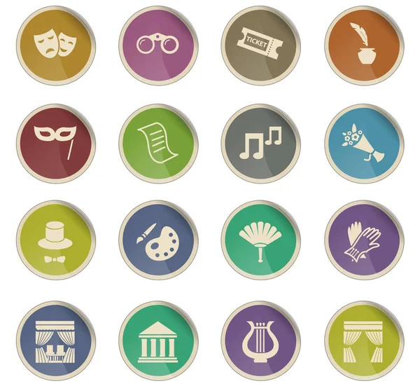 Tiyatro Icon set