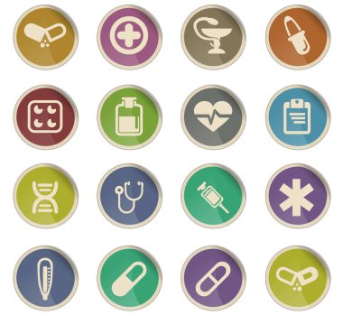 tıbbi simge seti