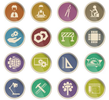Mühendislik Icon set