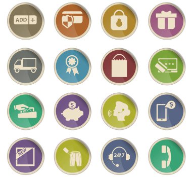 e-ticaret Icon set