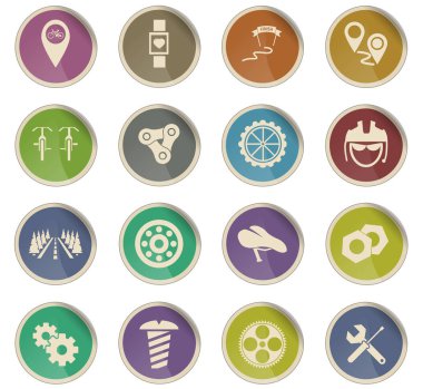 Bisiklet Icon set