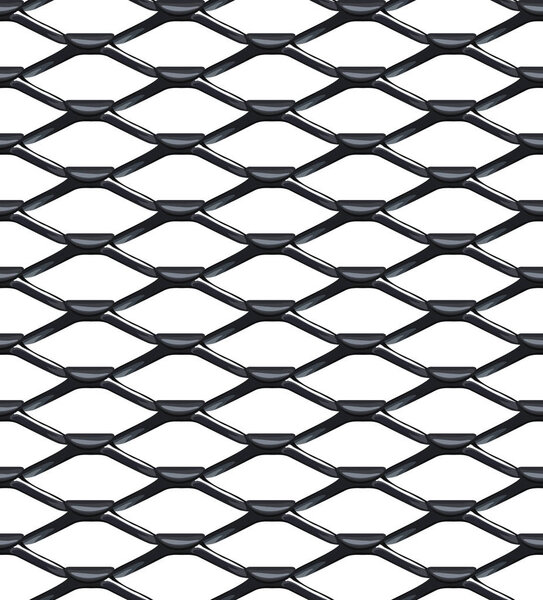 Steel mesh vector background