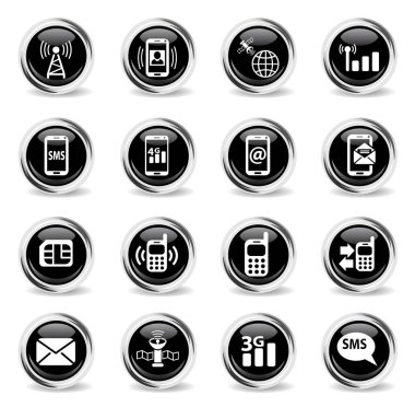 mobil bağlantı Icon set
