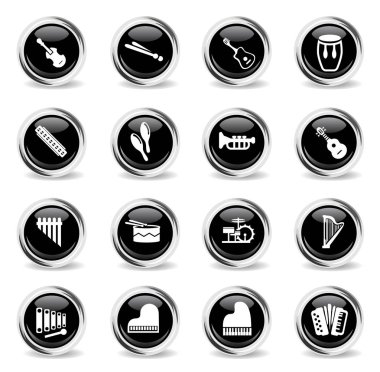 Müzik aletleri Icon set